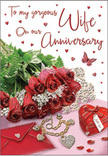 This anniversary card design captures a moment of intimate celebration, as if laid out in a sunlit room overlooking the Thames in Mortlake. A lush arrangement of red roses is draped gracefully across the scene, each velvety bloom rich with deep crimson tones that glow where the light brushes their curved petals. The roses are nestled among delicate greenery, which offers a refreshing contrast and a sense of newly gathered freshness, as though they had just arrived from a local Mortlake florist. Beneath and around the blooms, a softly folded envelope hints at a handwritten message of love, its pale surface reflecting the roses' warm hues. Beside it rests a heart-shaped locket or jewellery piece, its smooth metal and tiny sparkling accents catching the gentle light like reflections on the river. A small, vivid red heart box lies close at hand, suggesting a treasured gift tucked inside, while dainty pearls and jewel-like adornments are scattered thoughtfully across the shimmering surface. Tiny hearts appear as playful accents across the card, and a single butterfly motif seems to flutter above, lending a magical, almost storybook touch. The entire palette is drenched in passionate reds, blush tones, and soft highlights, creating an atmosphere of warmth, tenderness, and enduring devotion. One can almost imagine the subtle scent of the roses and the quiet rustle of the card being opened. The image feels perfect for marking an anniversary in Mortlake, celebrating shared memories and renewed promises in homes from Avondale Road to the leafy streets near the river.